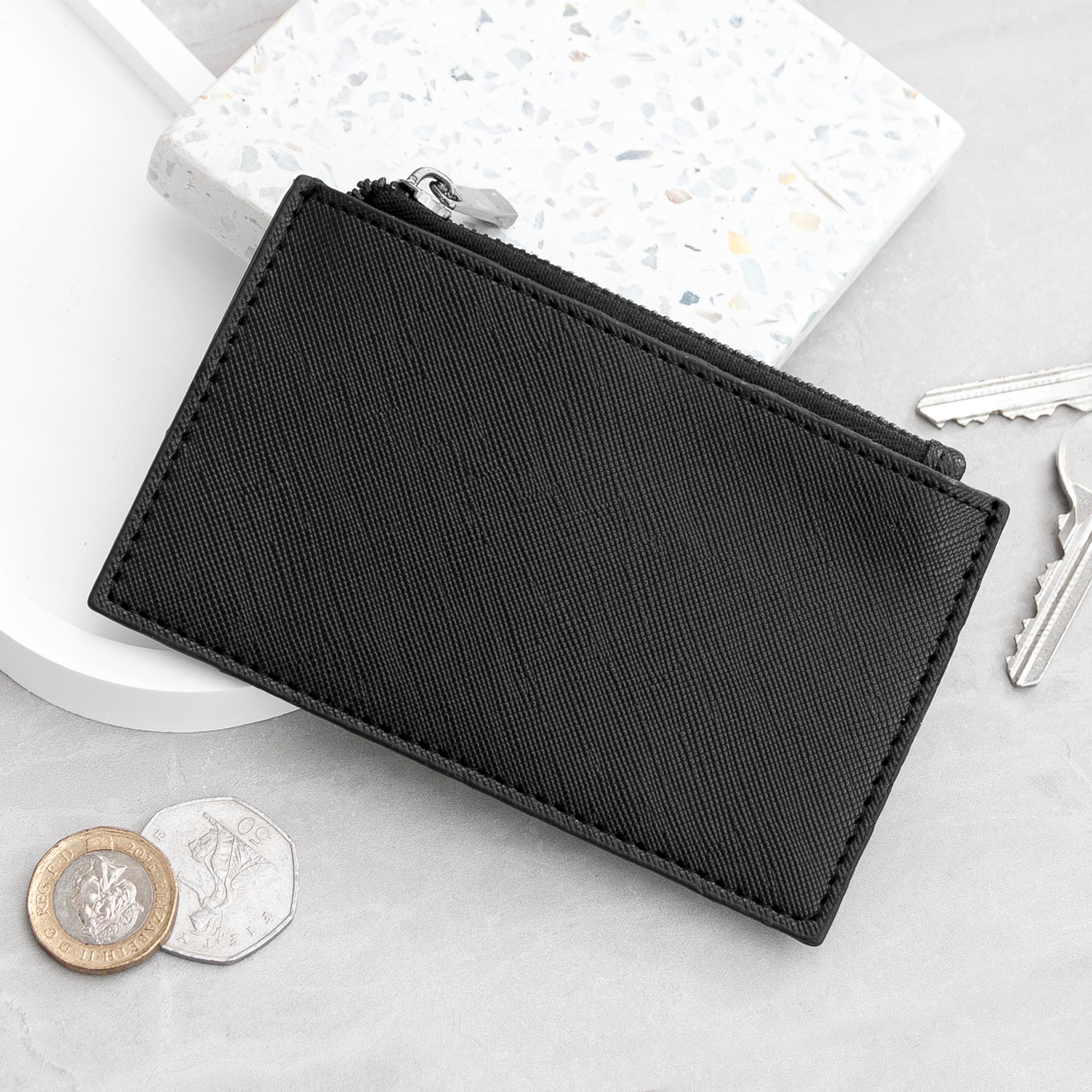 Monogrammed Men's Card Holder