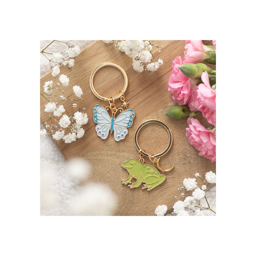 Luna Butterfly Keyring