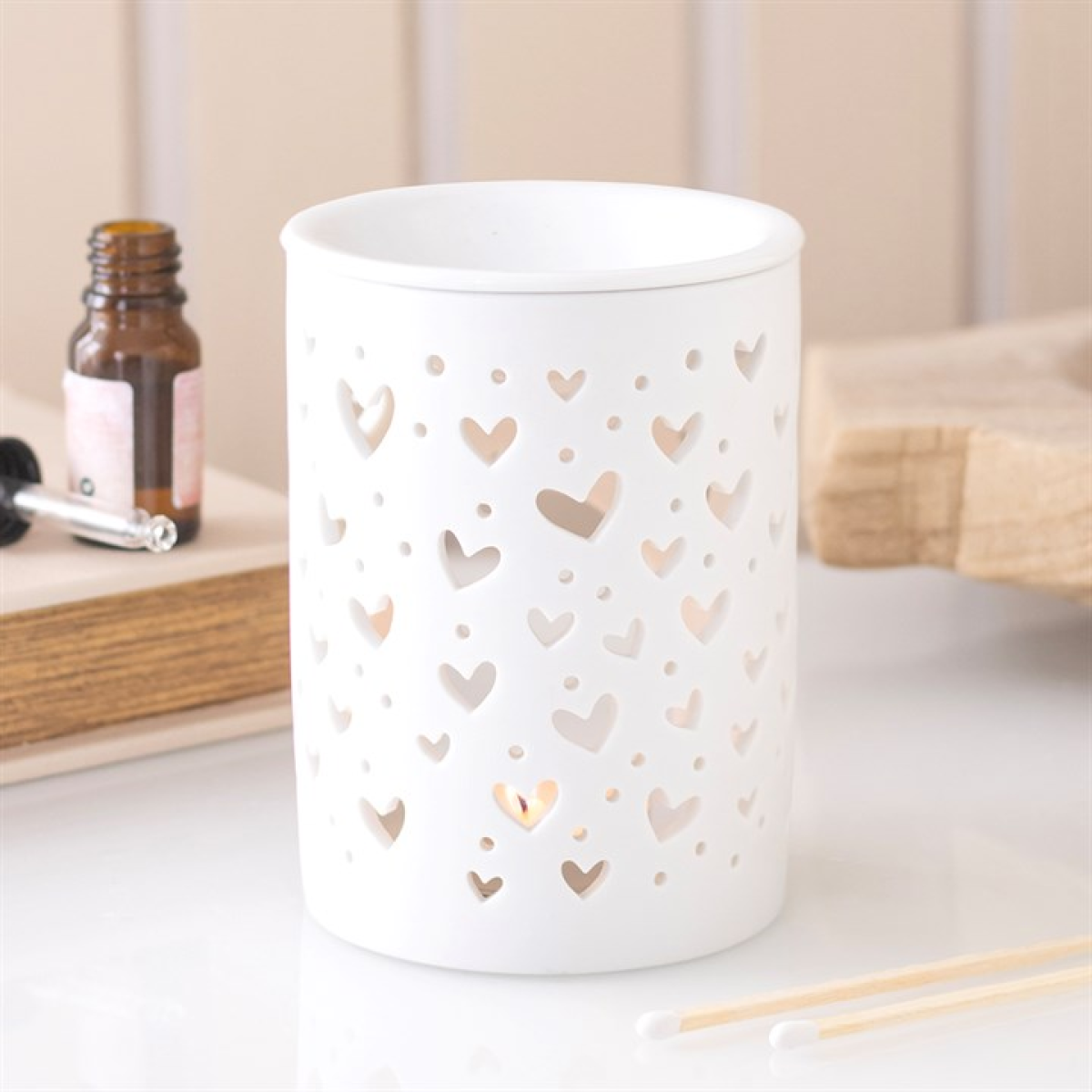 Heart Detail Oil Burner